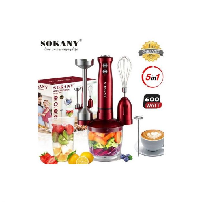 Mixeur Plongeant Sokany SK-DD-1808 - 600 W - 2 Vitesses