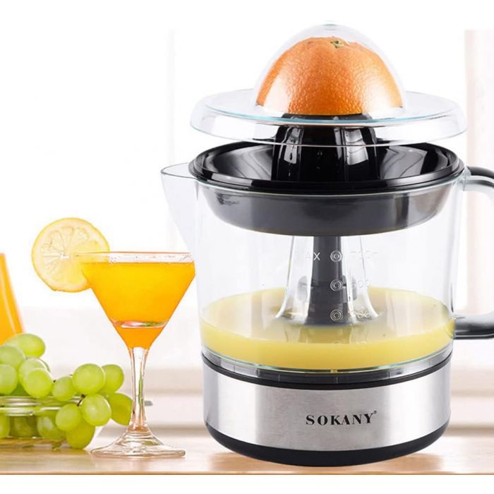 Presse Orange électrique Sokany JE-623D - 45 W - 700 ml - Noir