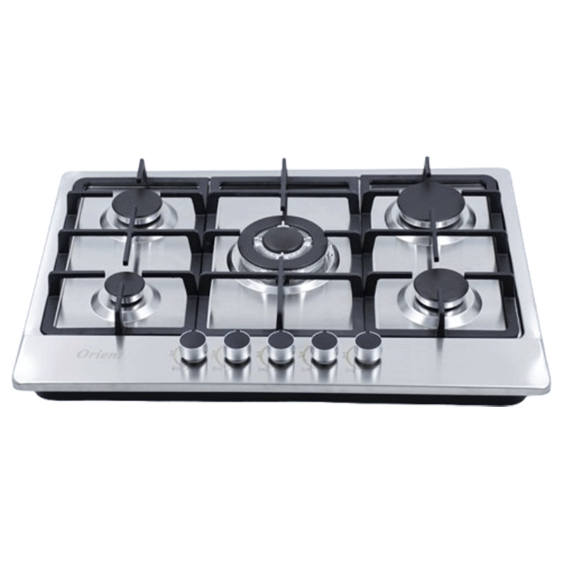 Plaque De Cuisson Gaz 5 Feux – Autonome, 5 Brûleurs, Allumage Manuel, 2,5 KW, Dimensions 64x44,5x16,5 Cm